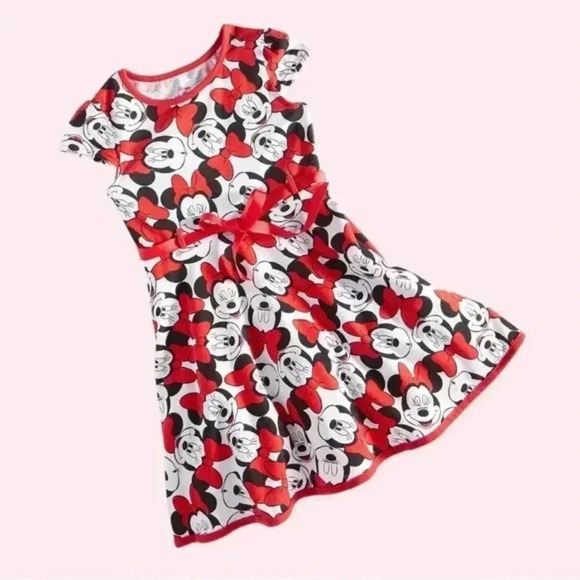 Disney Little Girls Minnie Mouse Dress‎ - Picture 1 of 7